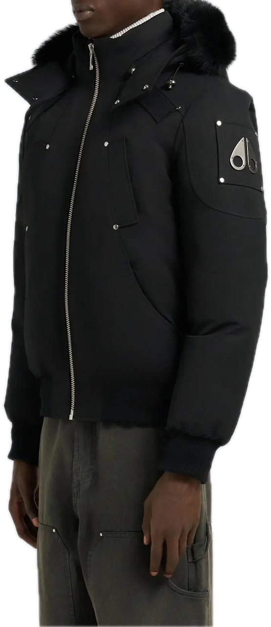 Moose Knuckles Original Ballistic Bomber Black Zwart