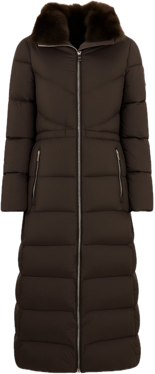 Moose Knuckles Women Belle Sh Long Espresso Bruin