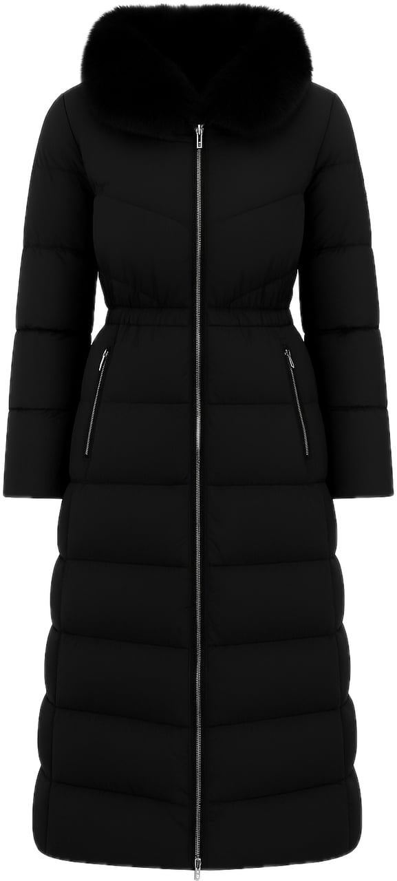 Moose Knuckles Belle Sh Long Black Zwart