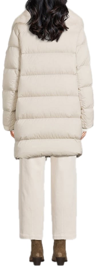 Moose Knuckles Belle Sh Long Puffer Alabaster Wit