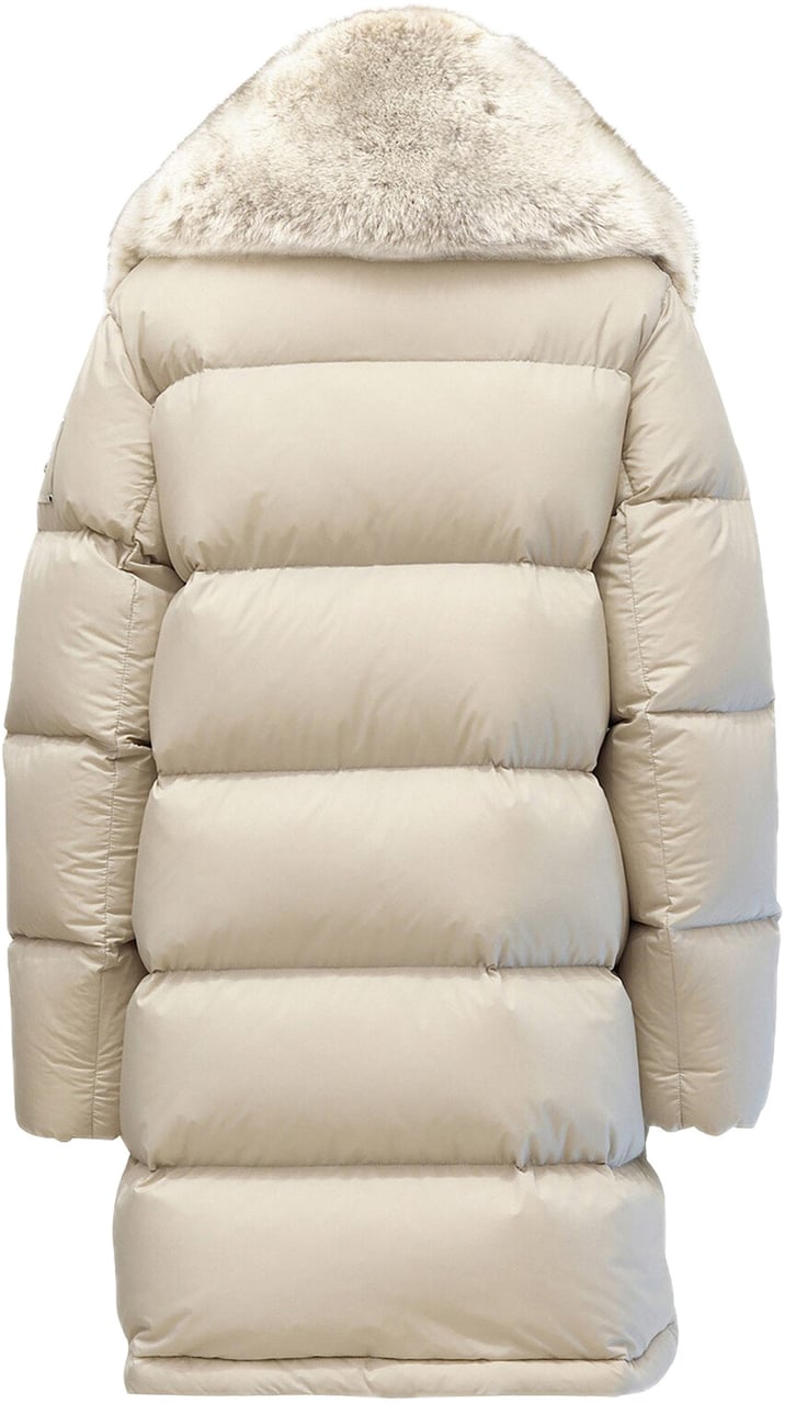 Moose Knuckles Belle Sh Long Puffer Alabaster Wit