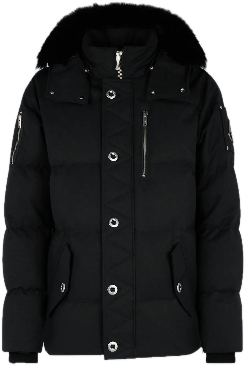 Moose Knuckles Original 3Q Jacket Shearling Black Zwart