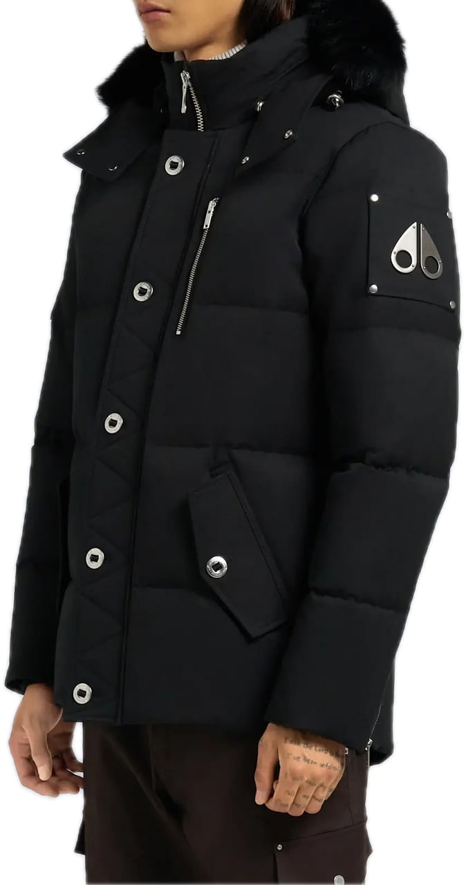 Moose Knuckles Original 3Q Jacket Shearling Black Zwart