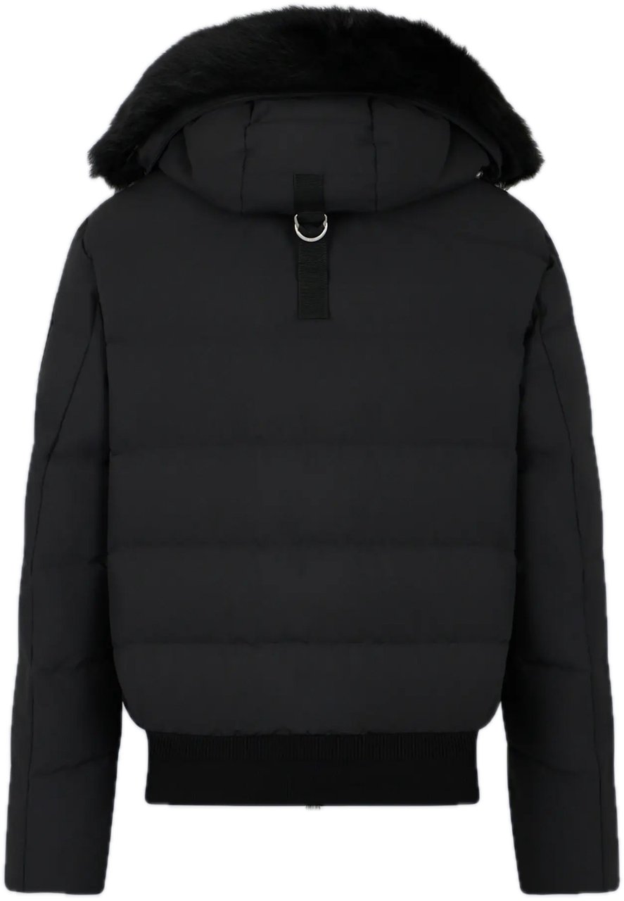 Moose Knuckles Cloud Bomber Shearling Black Zwart