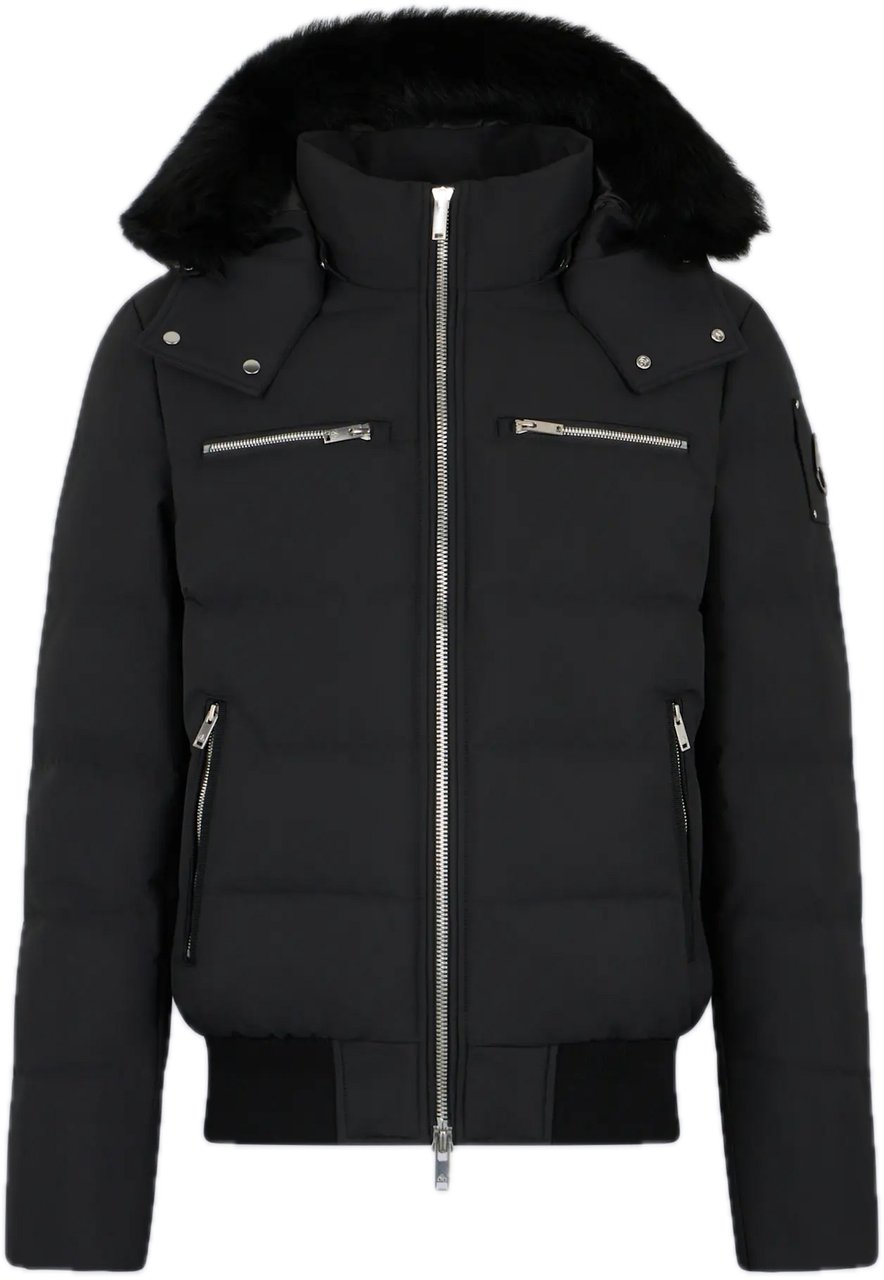 Moose Knuckles Cloud Bomber Shearling Black Zwart