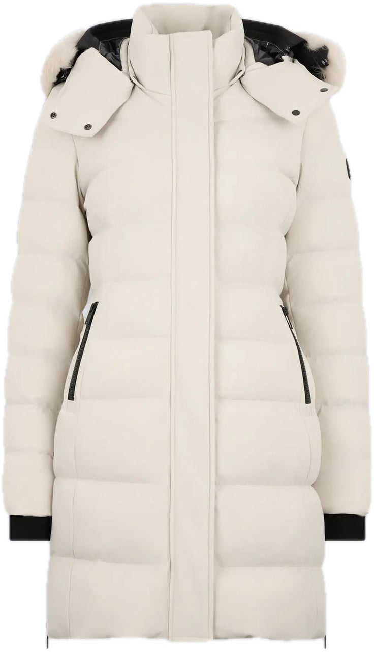 Moose Knuckles Watershed 3 Parka Nyluxe Alabaster Wit