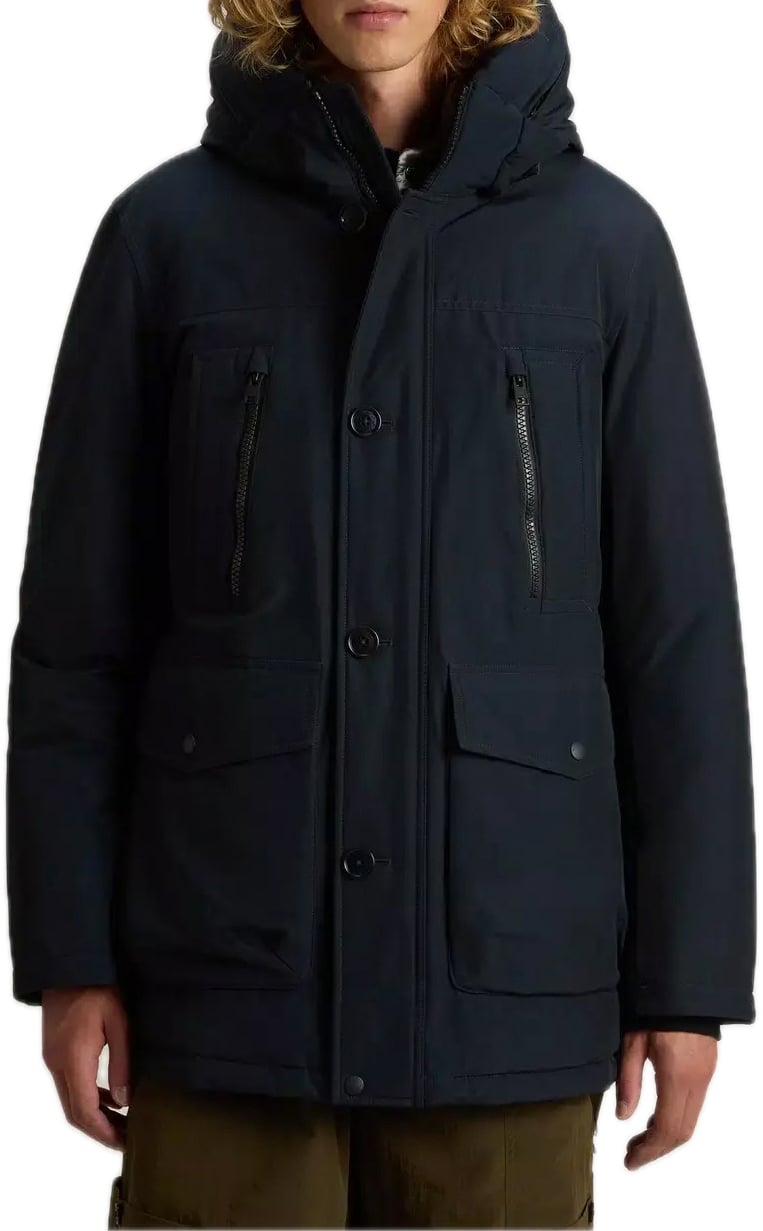 Woolrich Ramar Arctic Parka Evolution Melton Blauw