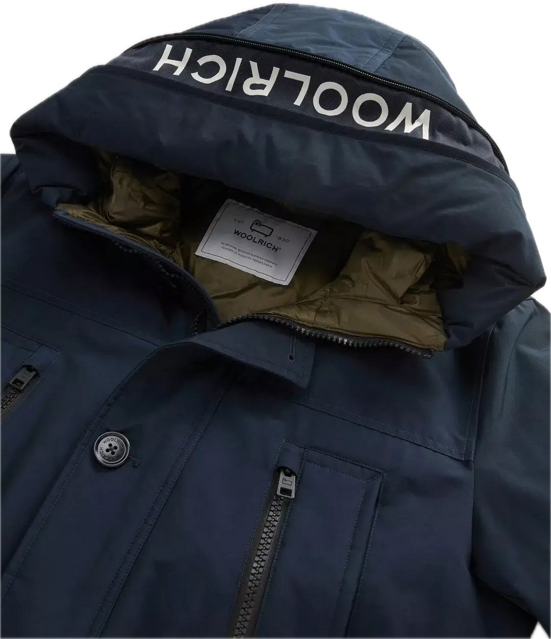 Woolrich Ramar Arctic Parka Evolution Melton Blauw