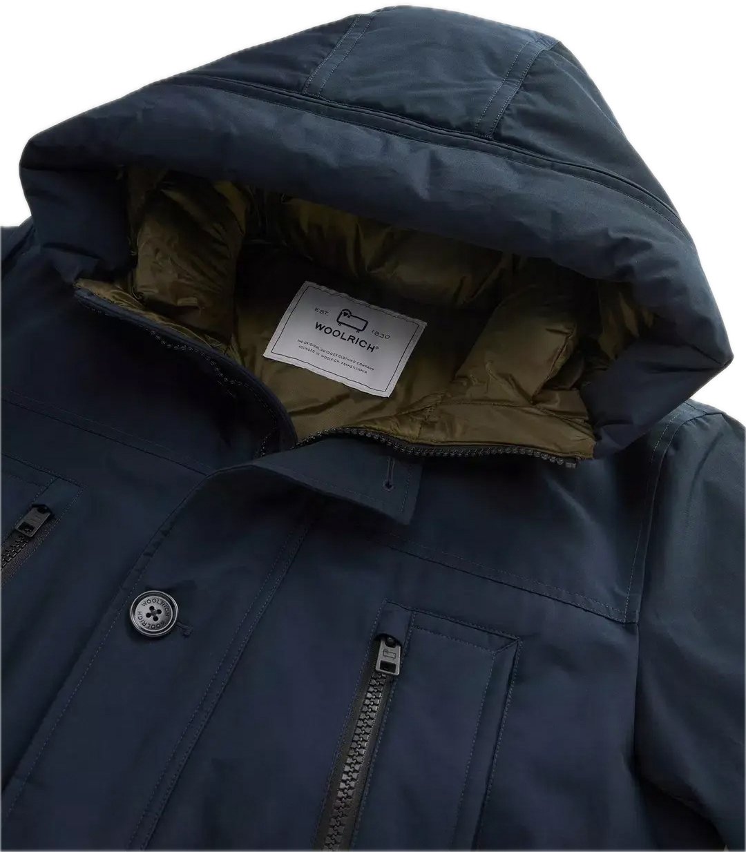 Woolrich Ramar Arctic Parka Evolution Melton Blauw