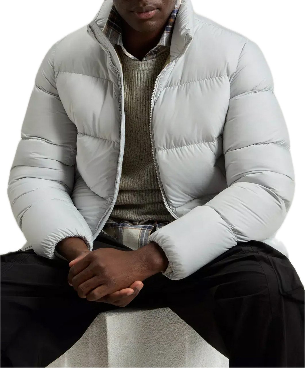 Woolrich Cloud Eagle Jacket Dry Gray Grijs