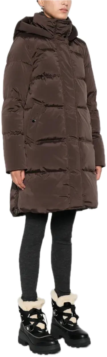 Woolrich Kelly Jacket Long Soil Brown Bruin