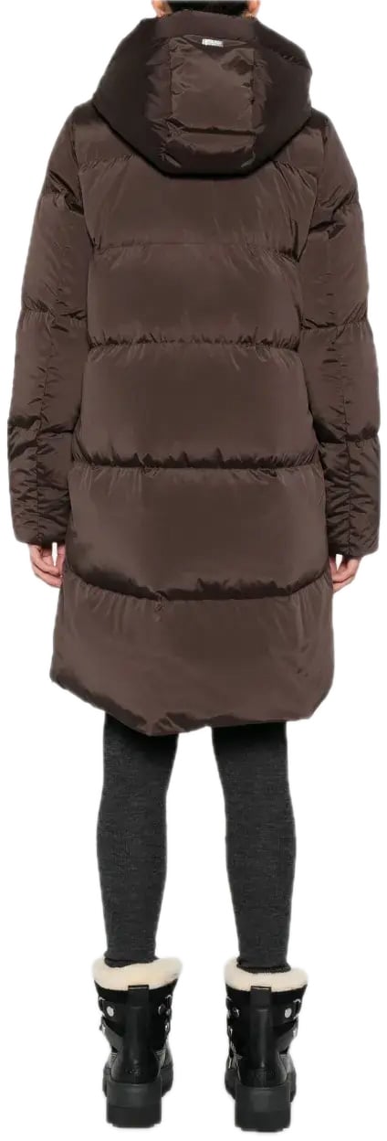Woolrich Kelly Jacket Long Soil Brown Bruin