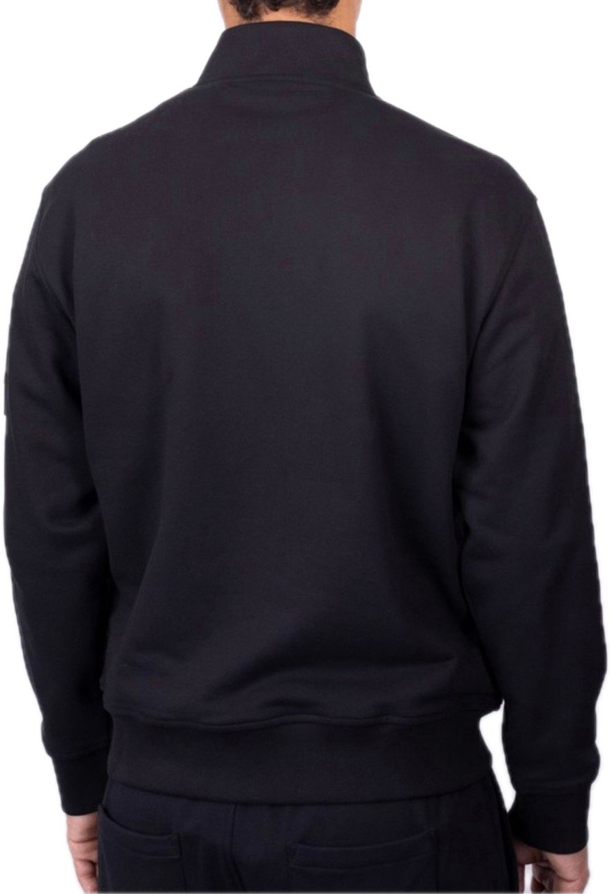 Moose Knuckles Snyder 1/4 Zip Gold Black Zwart
