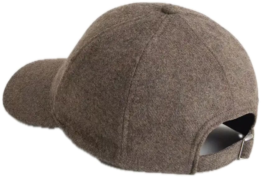 Woolrich Solid Wool Cap Falcon Brown Bruin