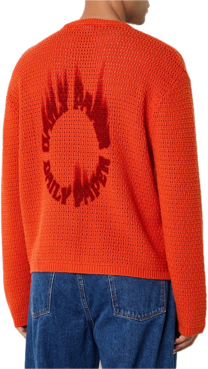 Daily Paper Crochet vest Rood