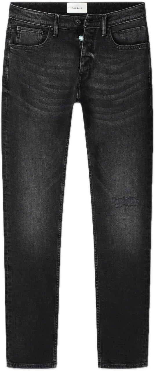 Pure Path The Ryan Slim Fit Jeans Zwart