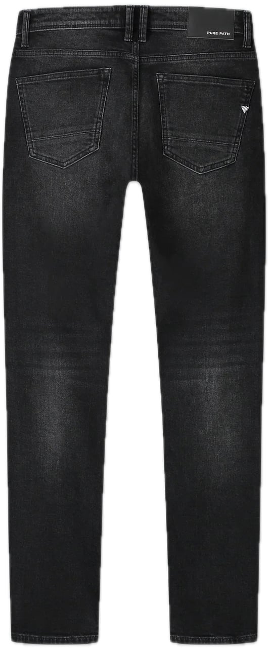 Pure Path The Ryan Slim Fit Jeans Zwart
