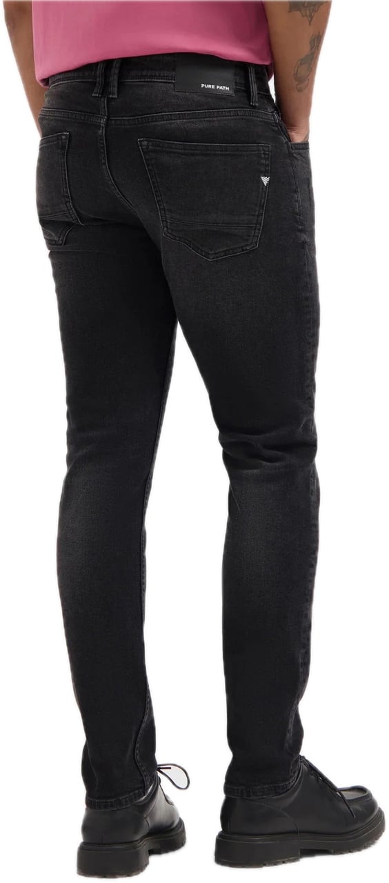 Pure Path The Ryan Slim Fit Jeans Zwart