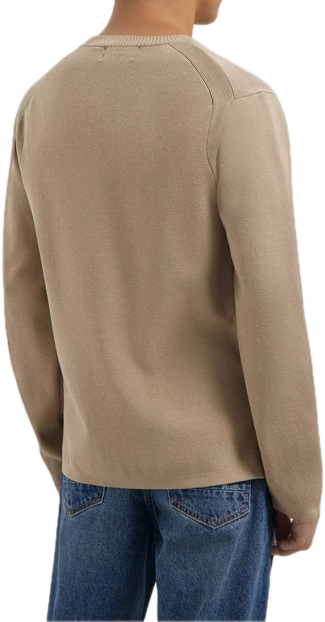 Pure Path Heavy Knit Sweater Taupe Taupe