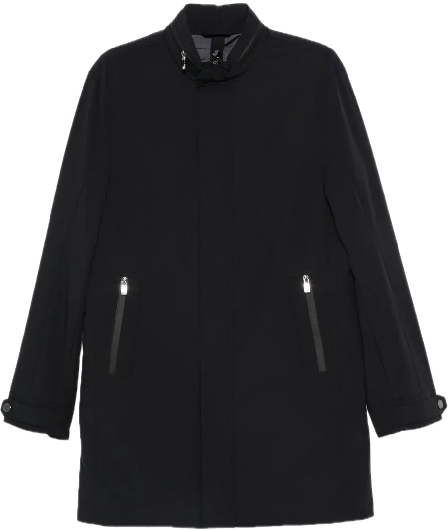 Corneliani parka donkerblauw Blauw