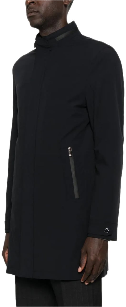 Corneliani parka donkerblauw Blauw