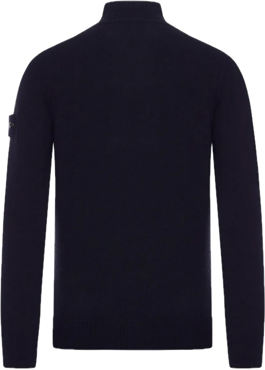 Stone Island pull rits knopen Blauw