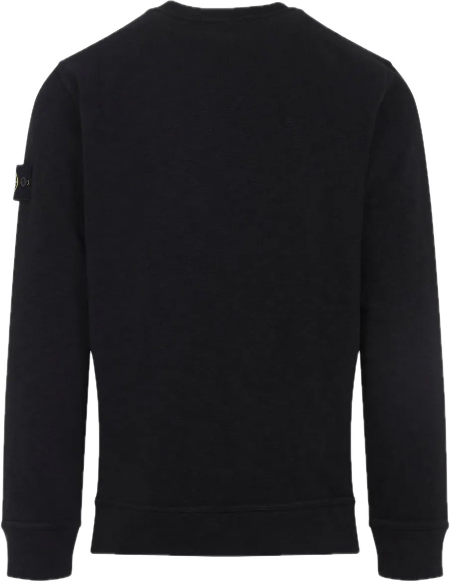 Stone Island sweater badge black Zwart