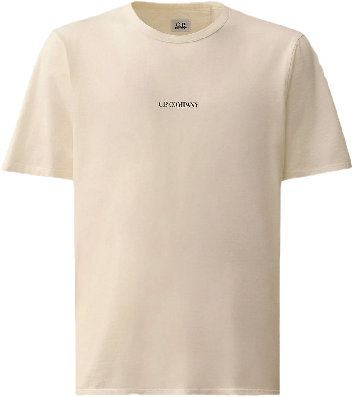 CP Company t-shirt wit logo voorkant Wit
