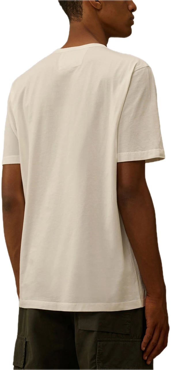 CP Company t-shirt wit logo voorkant Wit