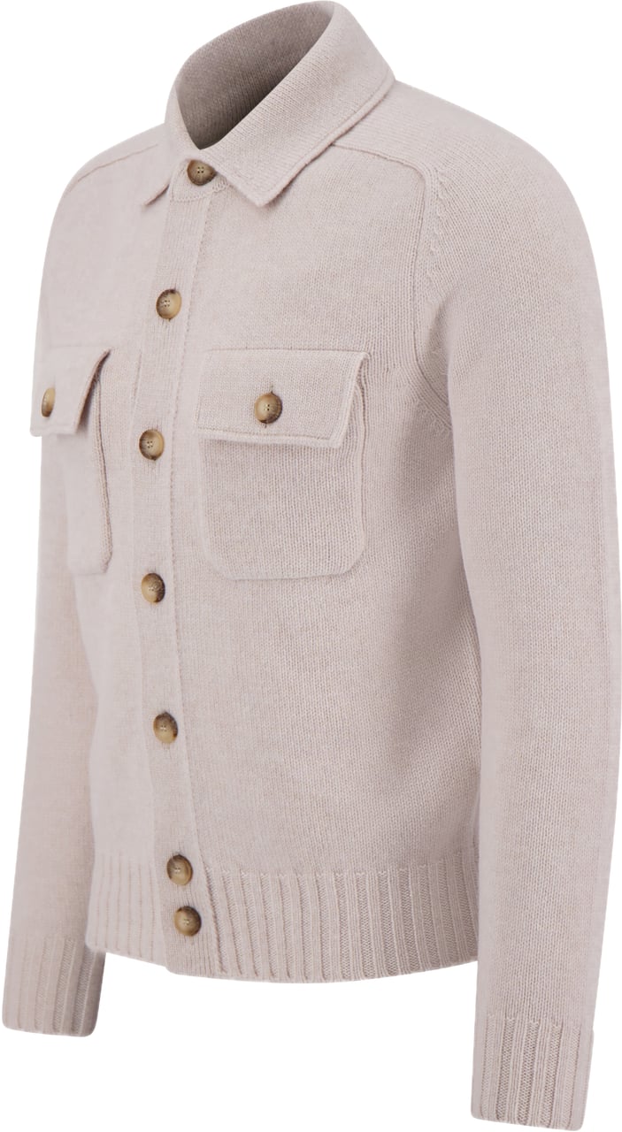 Gran Sasso Vest wol beige Beige