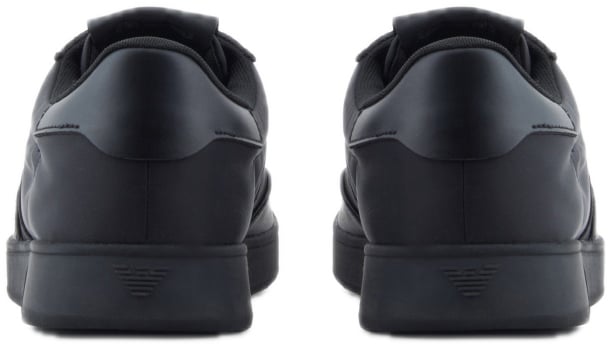 Emporio Armani Basic Nylon Sneaker Black Zwart