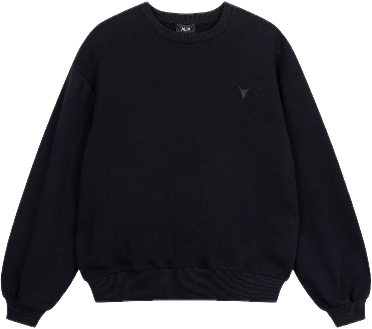 ALIX photoprint sweater Zwart