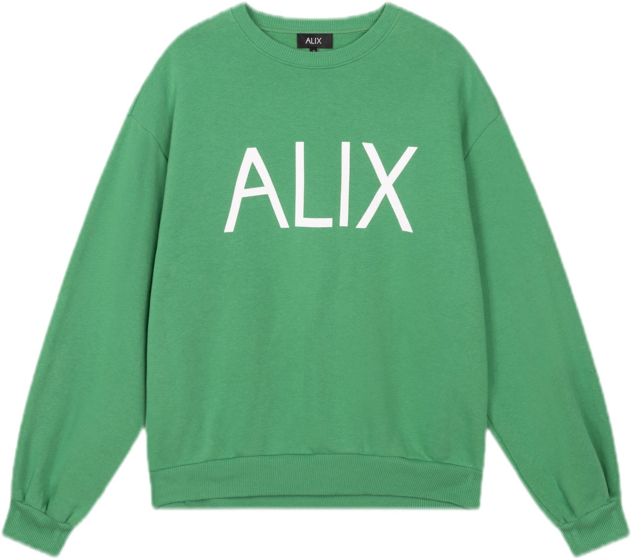 ALIX Clean logo sweater Groen