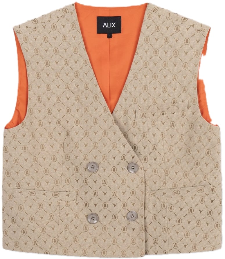 ALIX Gilet camel Beige
