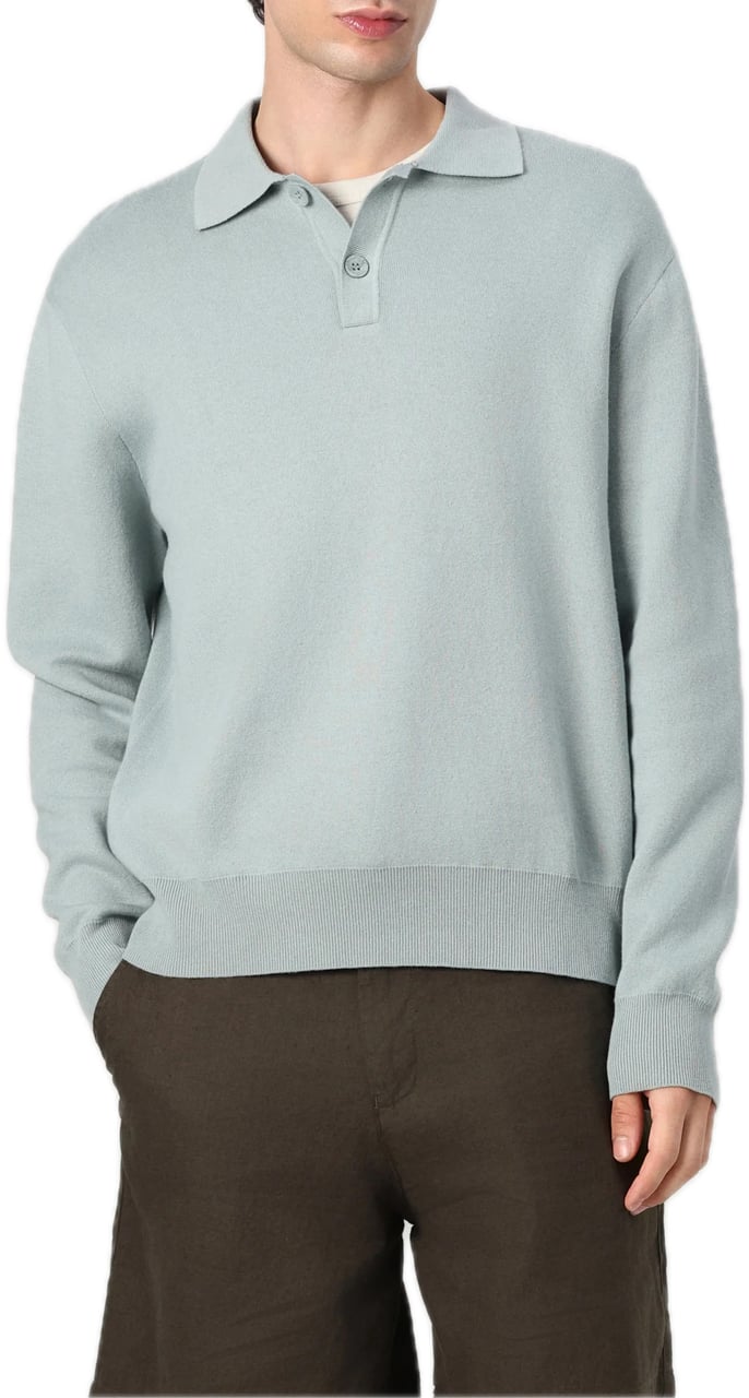 Samsøe Samsøe Sanino polo Blauw