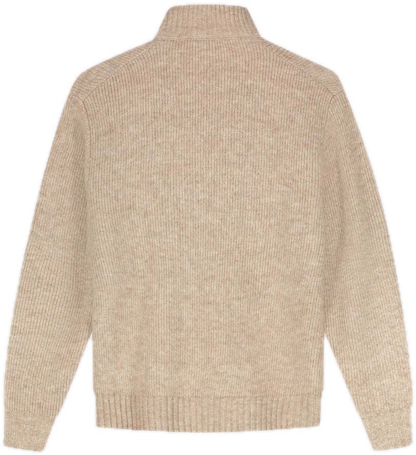 ØLÅF Signature Knitted zipmock Beige