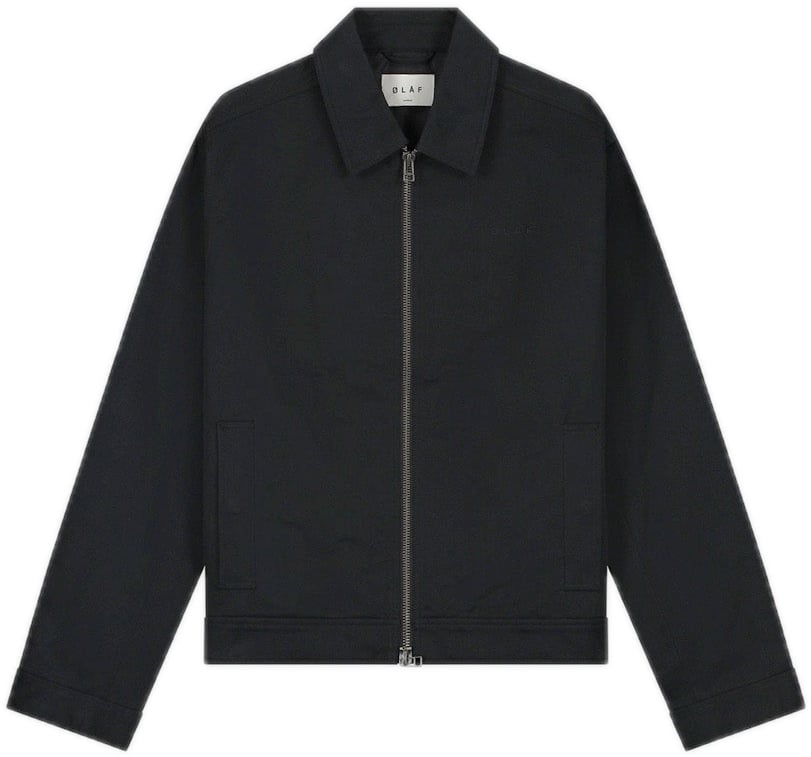 ØLÅF Structured jacket Zwart