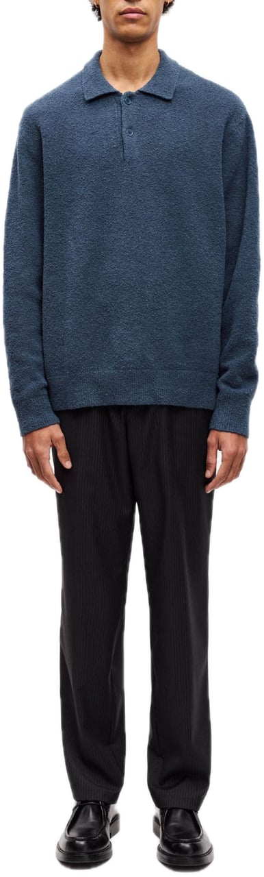 Samsøe Samsøe Sanino Polo Blauw