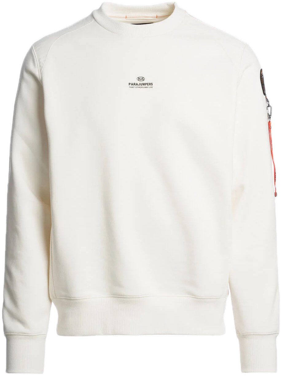 Parajumpers pull wit logo op de zijkant Wit