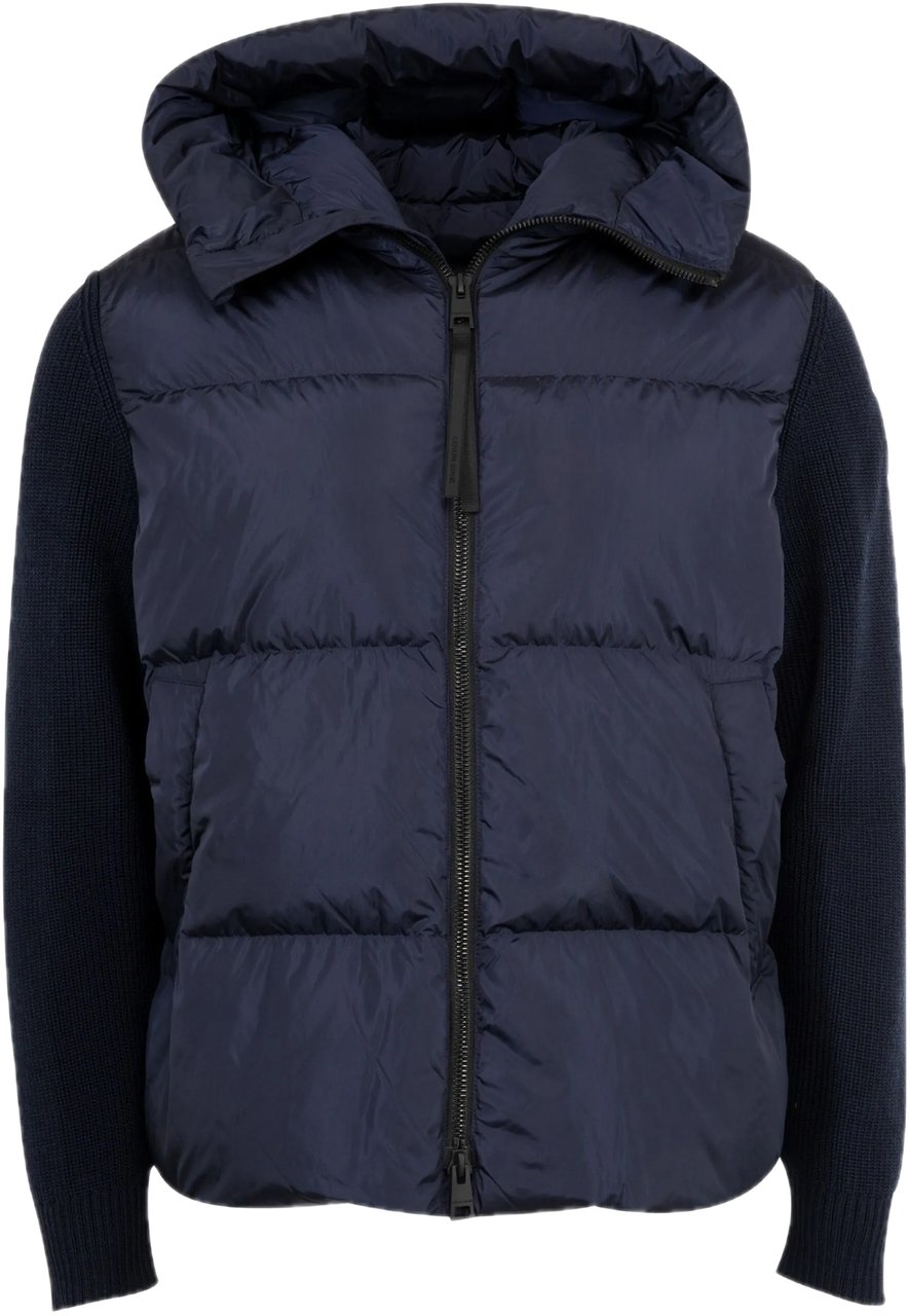 Canada Goose blue hybridge jacket Blauw