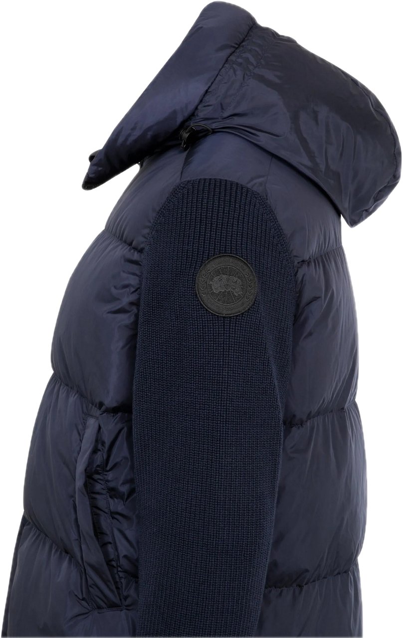 Canada Goose blue hybridge jacket Blauw