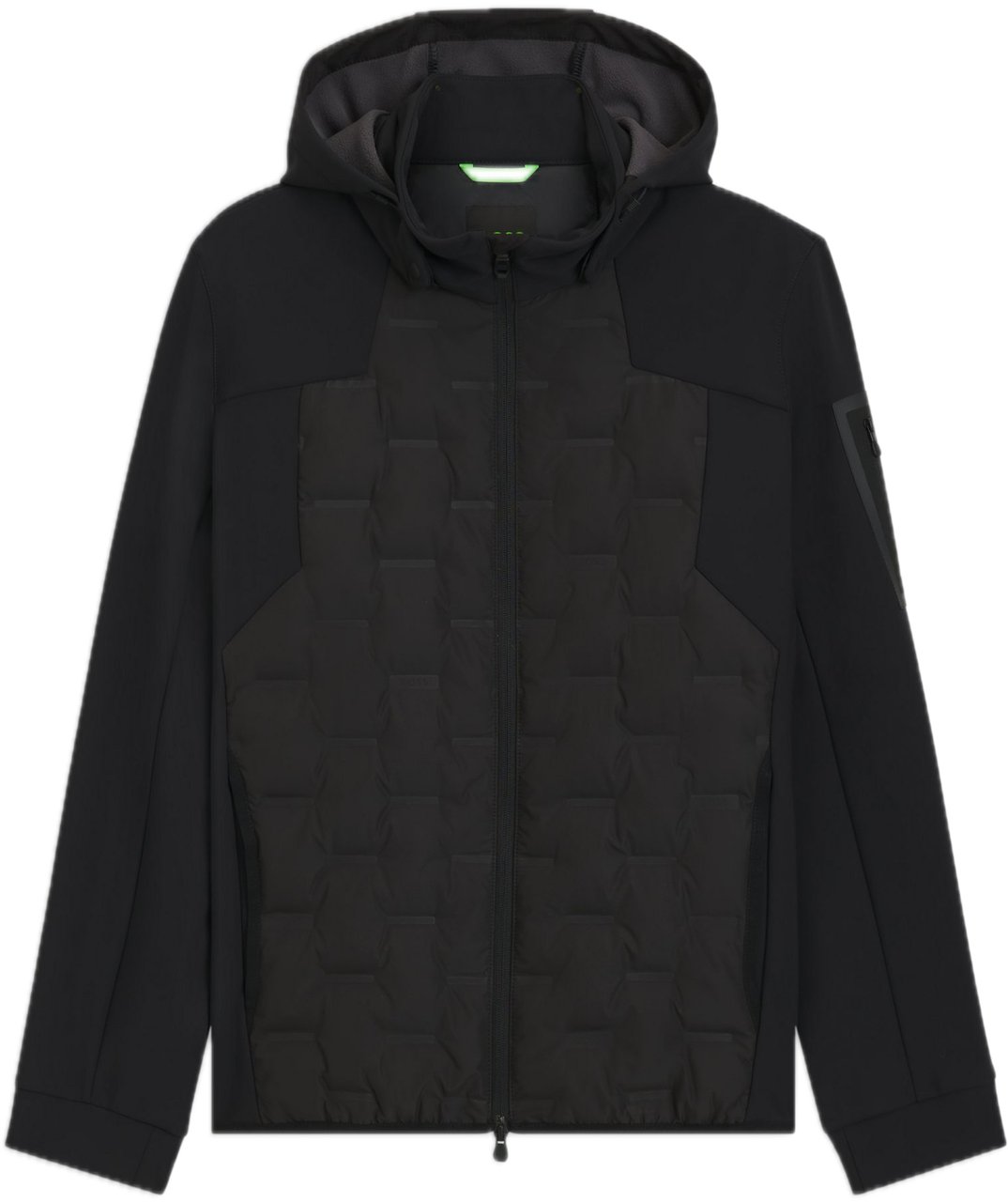 Boss Down Hybrid Jacket Zwart