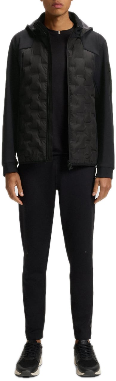 Boss Down Hybrid Jacket Zwart