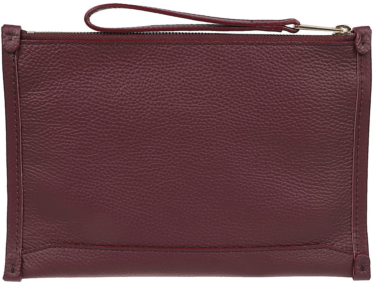 Lancel Jour Small Zipped Wrislet Pouch Red Rood