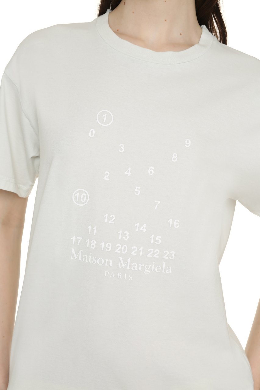 Maison Margiela Cotton crew-neck T-shirt Wit