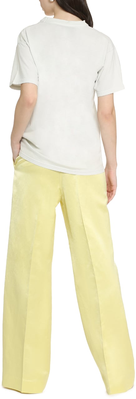 Maison Margiela Cotton crew-neck T-shirt Wit