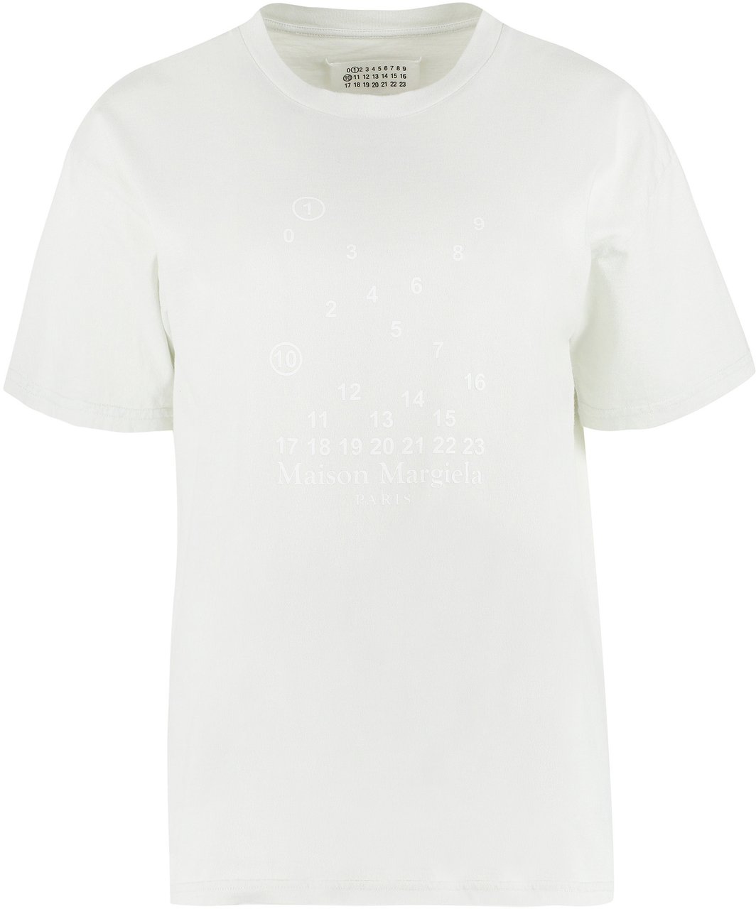 Maison Margiela Cotton crew-neck T-shirt Wit