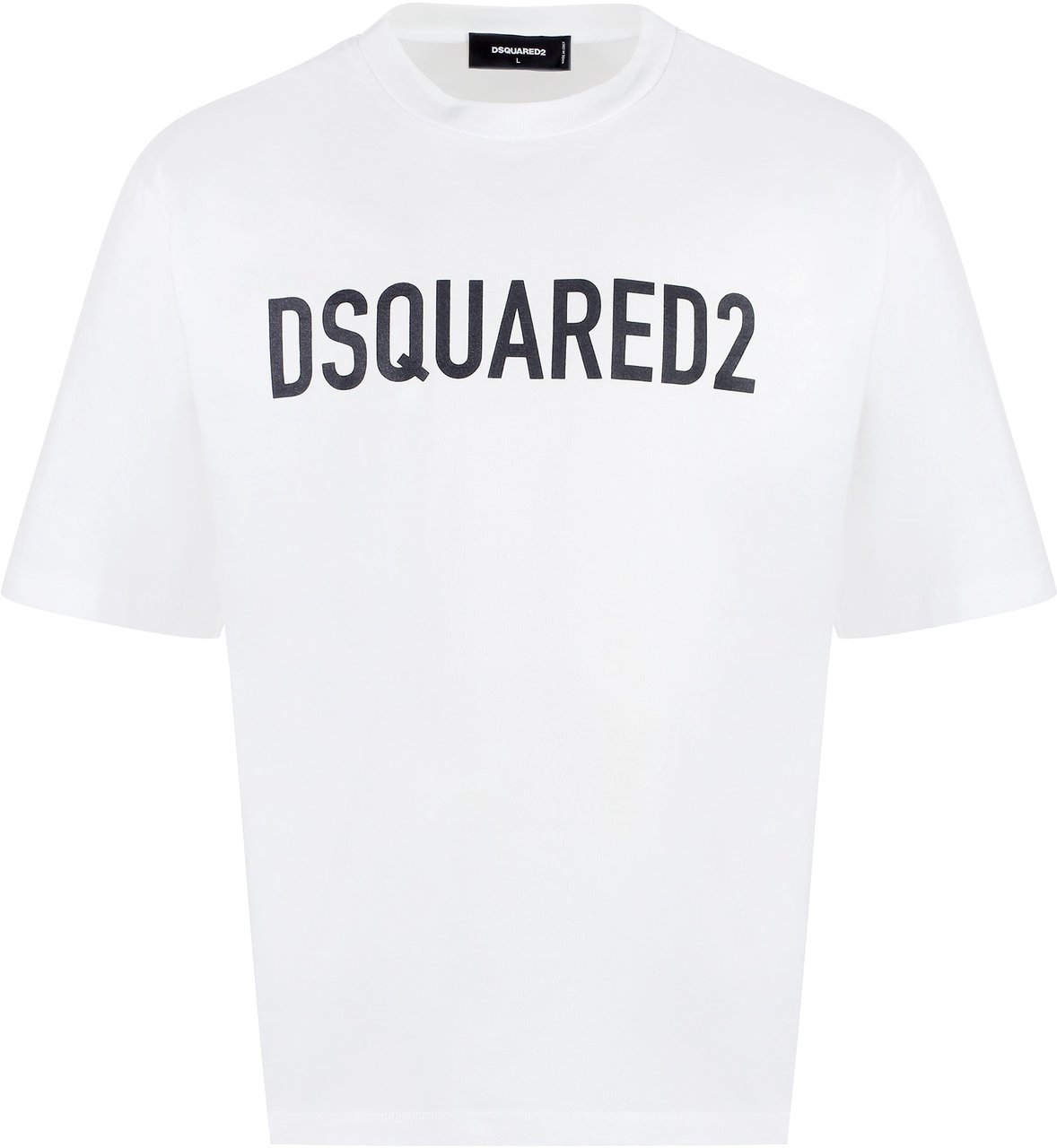 Dsquared2 Cotton crew-neck T-shirt Wit