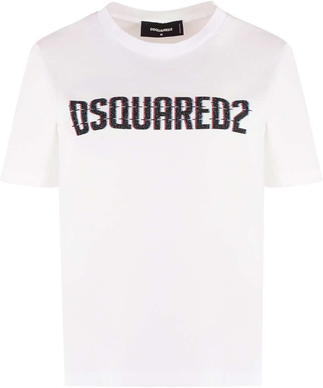 Dsquared2 Logo cotton t-shirt Wit