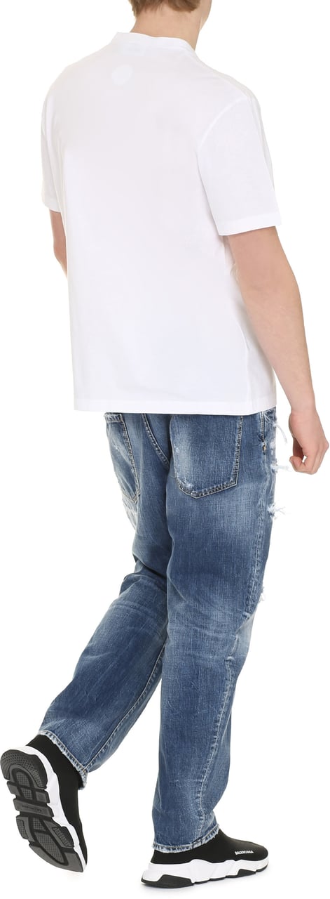 Dsquared2 Cotton crew-neck T-shirt Wit